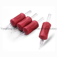 Hot Sale 25mm Disposable Tattoo Soft Grips with Clear Tips